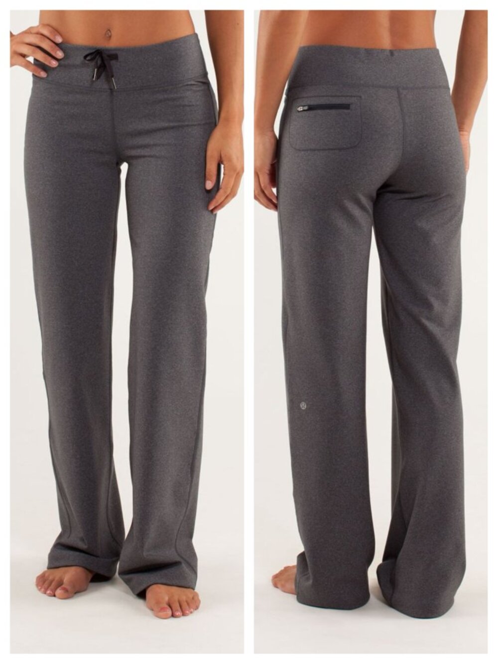 Lululemon Relaxed Fit Pant 4 Heathered Deep Coal